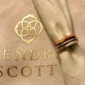 Kendra Scott Joel ring stack. Size 6.